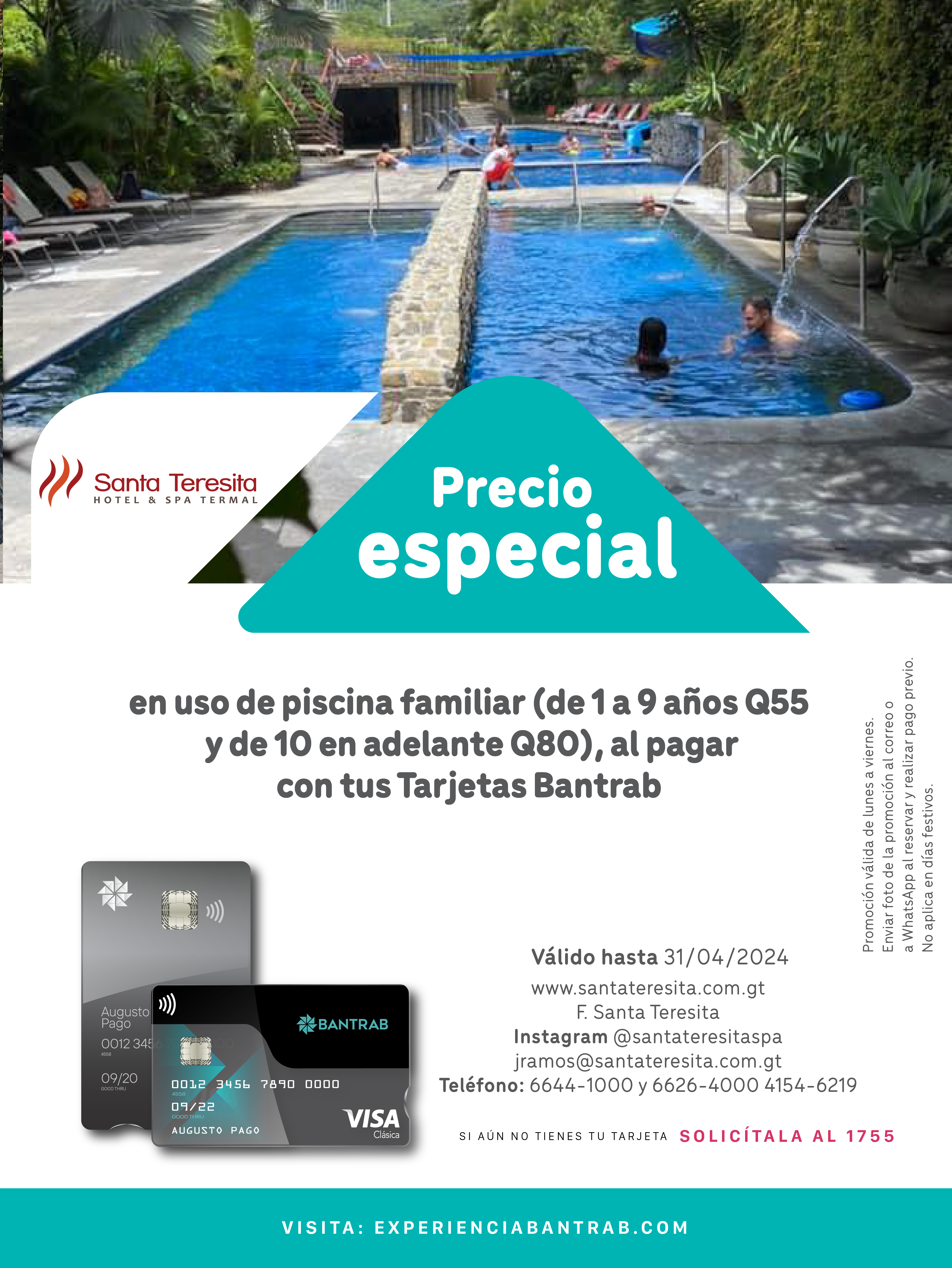 Precio Especial Santa Teresita Hotel & Spa Termal